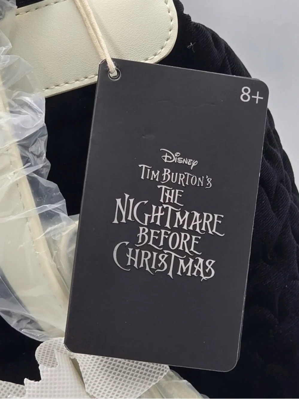 Loungefly Disney Nightmare Before Christmas Quilted Black Mini Backpack